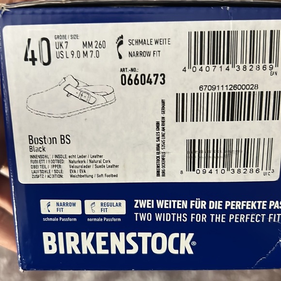 Birkenstock Boston Clog size 40 - Picture 4 of 4